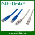 Alta calidad cable de remiendo de 24AWG UTP / FTP cat5e, precio más barato del cable de remiendo